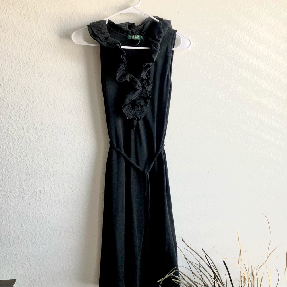 Black Ralph Lauren eyelet dress
